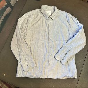 STYLUS Light Gray Casual Button Down Shirt